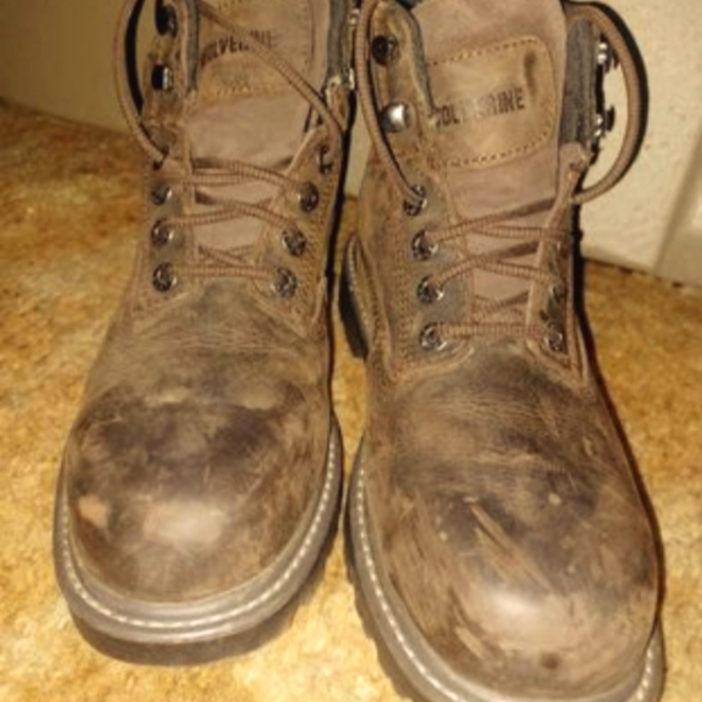 Men's Steel Toe Boots 7.5